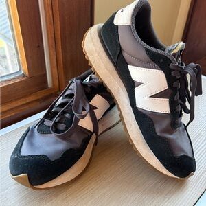New Balance Gray and Black 237 Sneakers